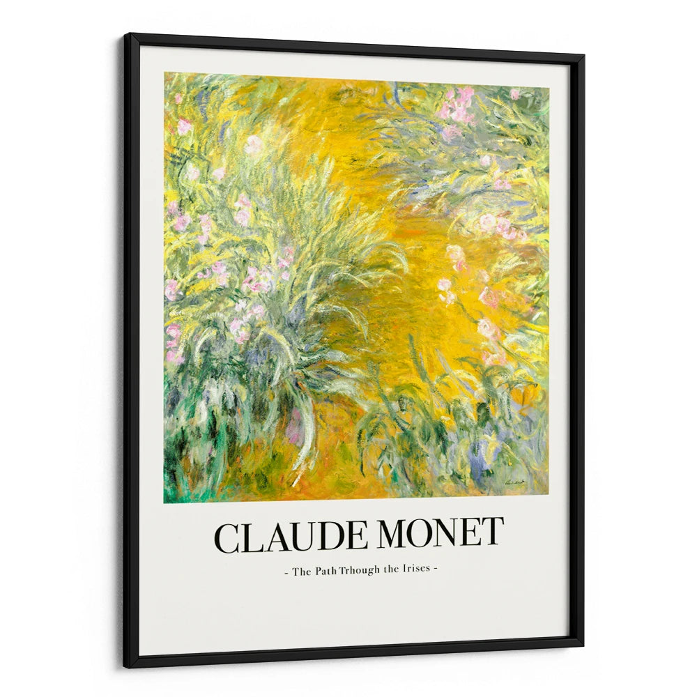 Claude Monet - The Path Through The Irises Vintage Museum Poster - XS / Matte Paper / Rolled Art - Nook At You
