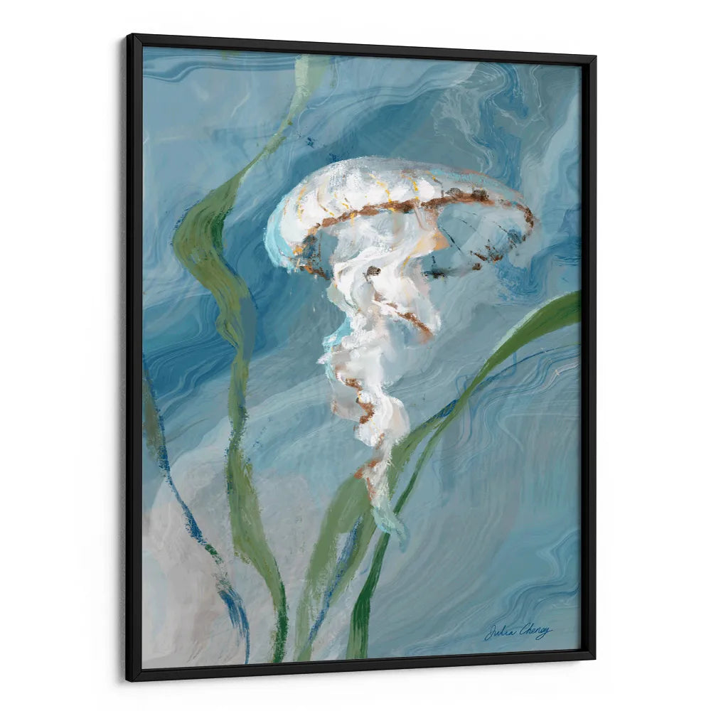 Jelly Fish Canvas Wall Art Painting - XS / Matte Paper / Rolled Art - Nook At You