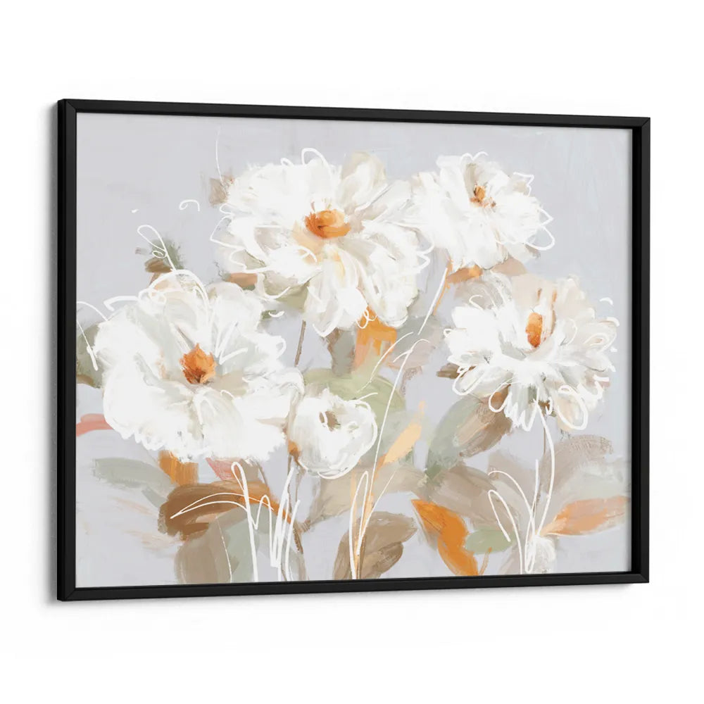 Ivory Garden Botanical Wall Art Painting - XS / Matte Paper / Rolled Art - Nook At You