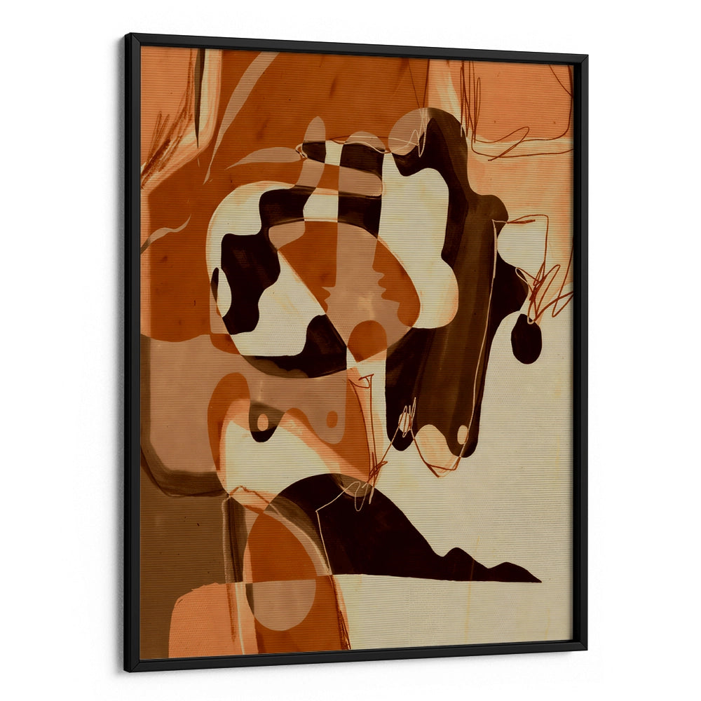 Becoming 3 Abstract Paintings - XS / Matte Paper / Rolled Art - Nook At You