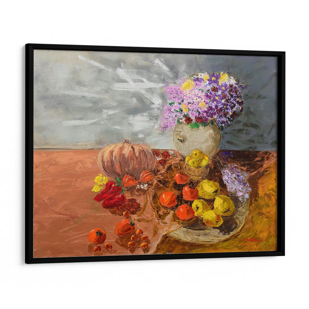 Vibrant Fall Harvest Abstract Wall Art Print - XS / Matte Paper / Rolled Art - Nook At You