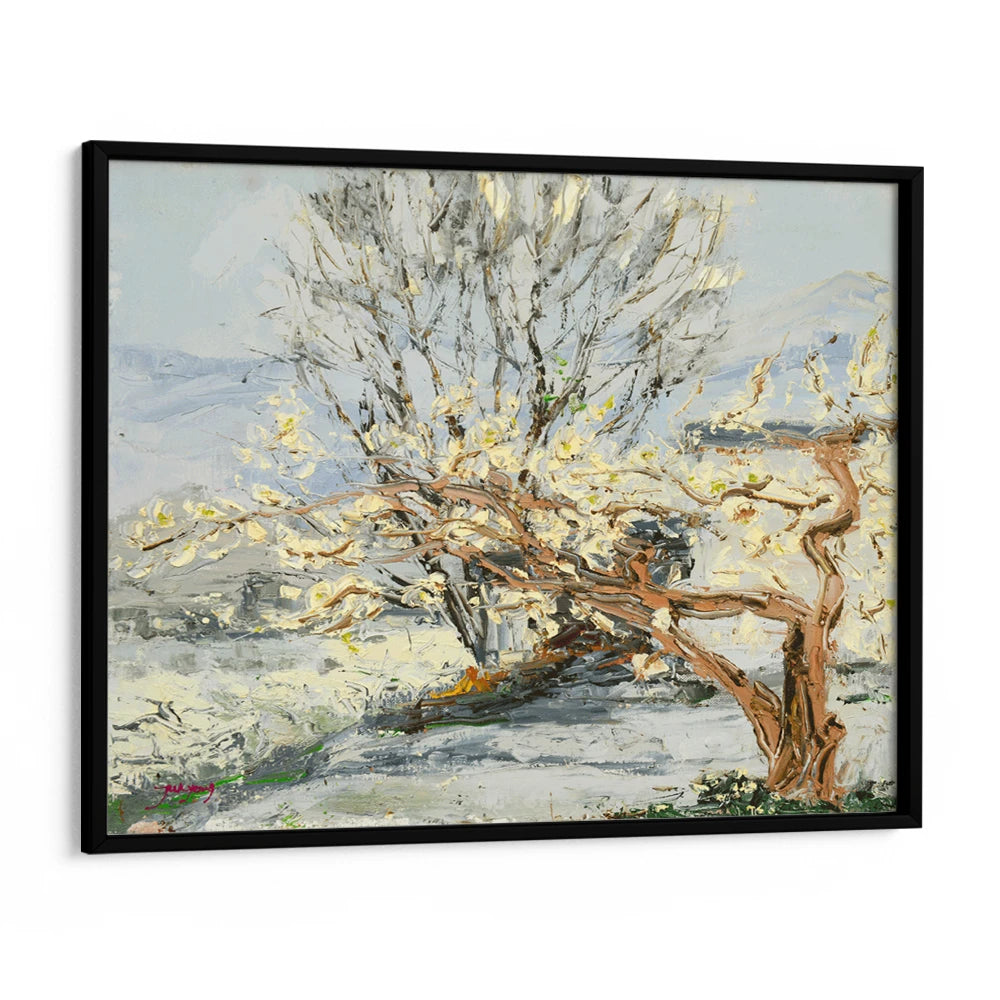 Blossoming Spring Trees Landscape Wall Art Poster - XS / Matte Paper / Rolled Art - Nook At You
