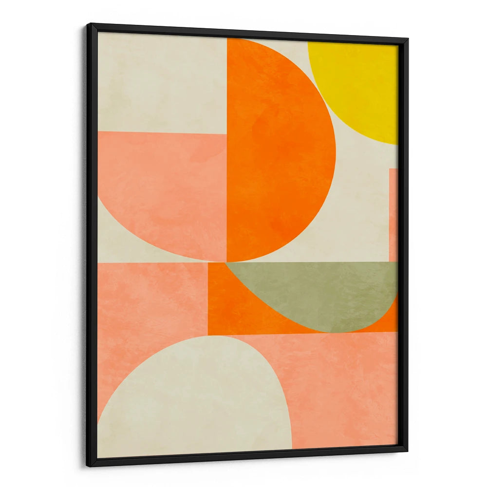 Summer Circles Vibrant Geometric Wall Art Poster - XS / Matte Paper / Rolled Art - Nook At You