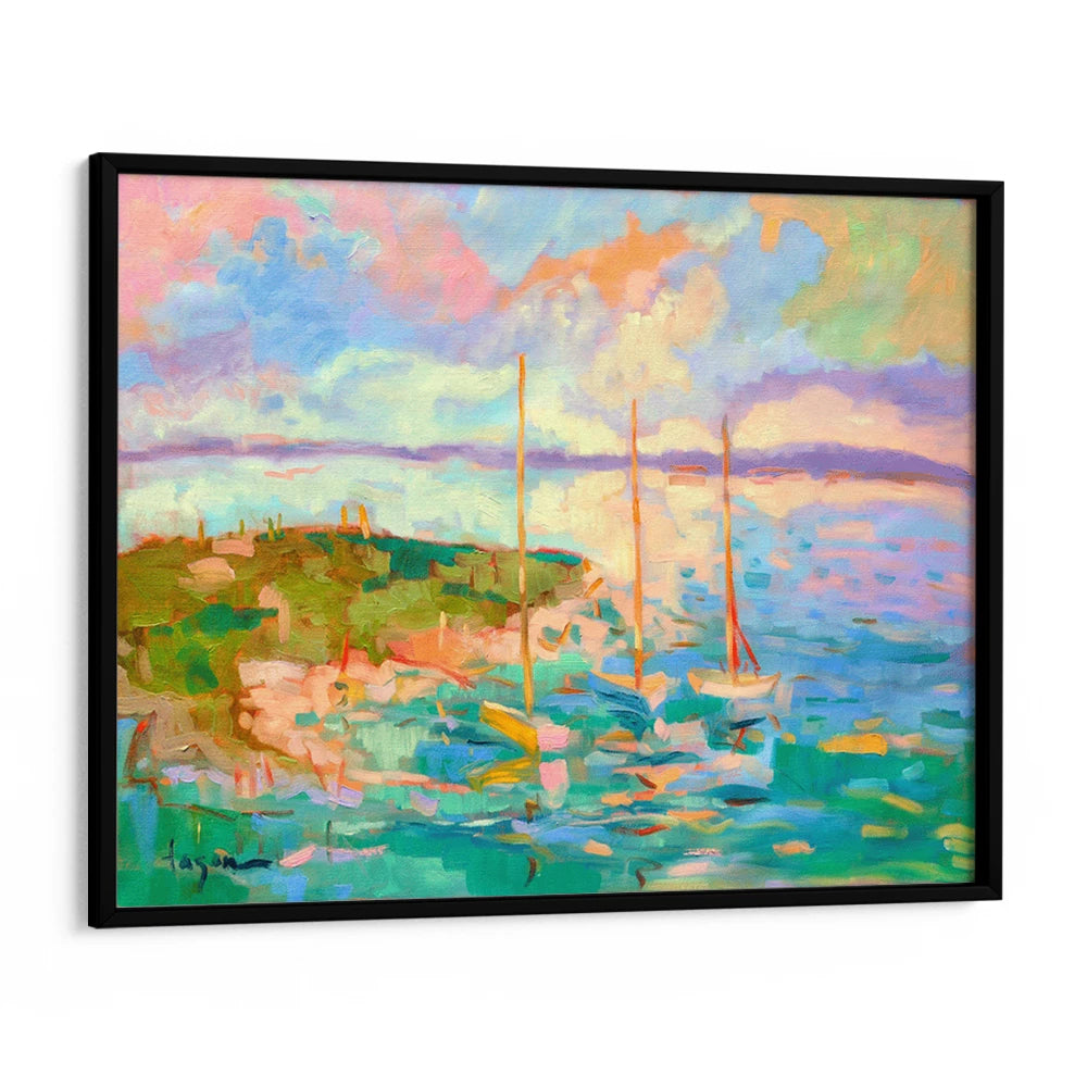 Serene Evening Landscape Poster - XS / Matte Paper / Rolled Art - Nook At You