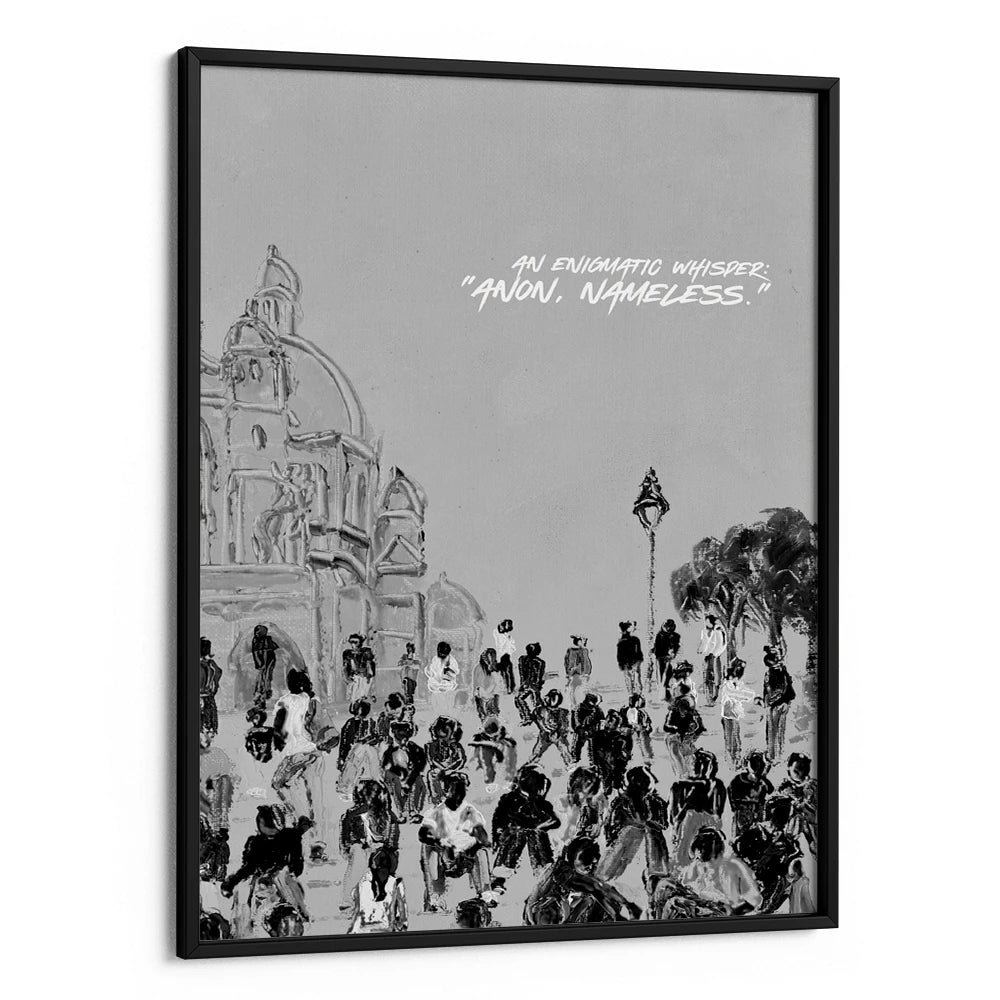 Anonymous City Whisper Quotes Wall Art Print - XS / Matte Paper / Rolled Art - Nook At You