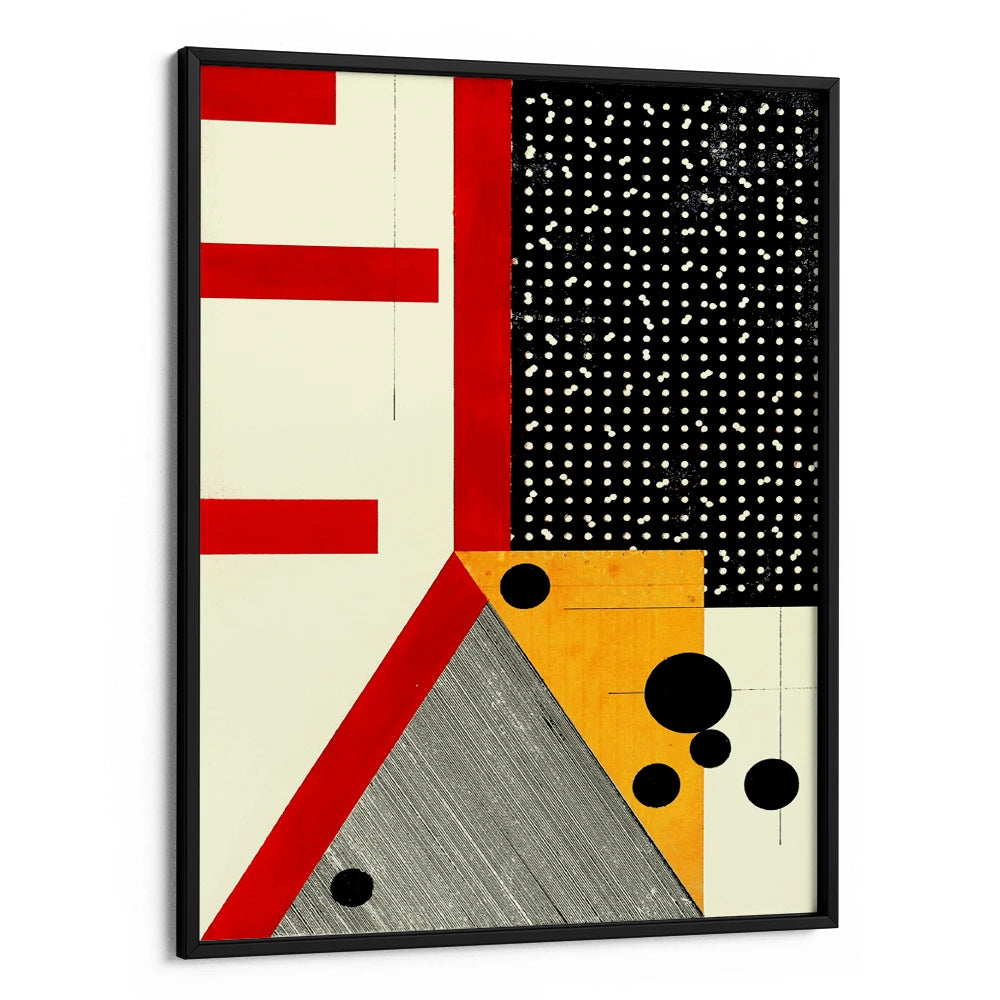 Bold Geometric Abstract Wall Art For Living Room - XS / Matte Paper / Rolled Art - Nook At You