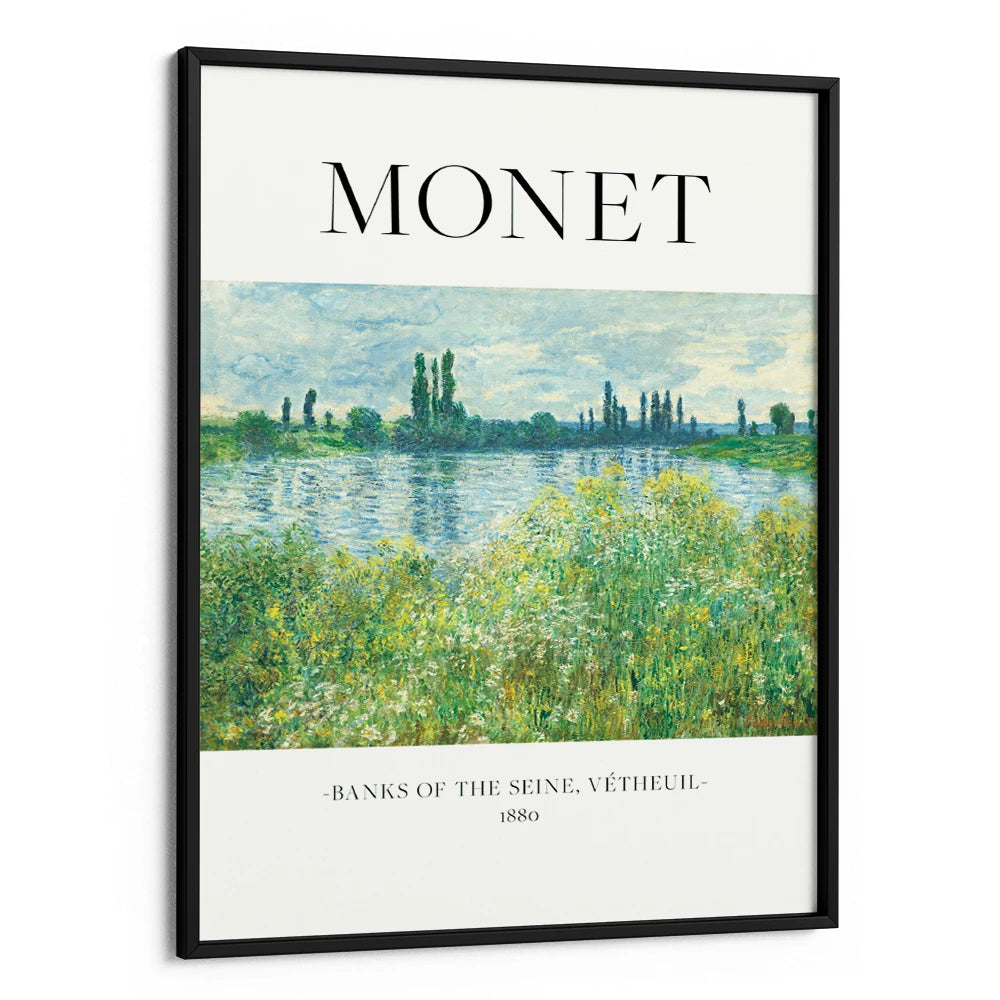 Claude Monet - Banks Of The Seine Vintage Museum Poster - XS / Matte Paper / Rolled Art - Nook At You