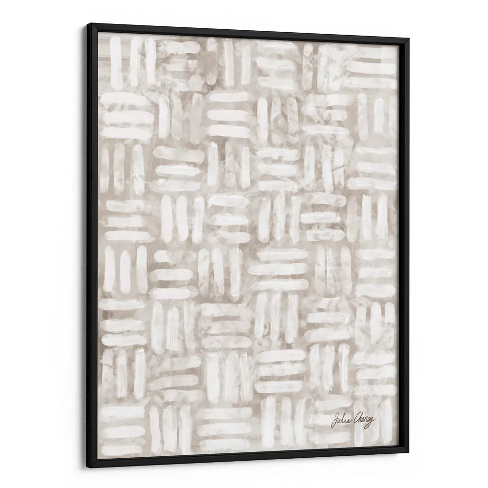 Neutral Woven Texture Abstract Print - XS / Matte Paper / Rolled Art - Nook At You