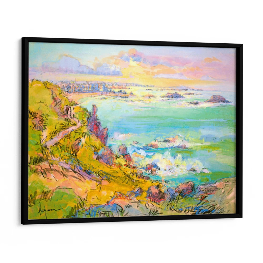 West View Coastal Landscape Print - XS / Matte Paper / Rolled Art - Nook At You