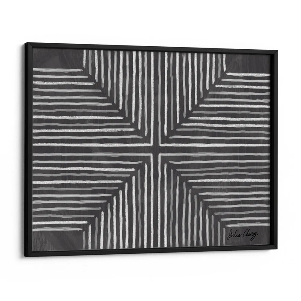Grid in Motion Abstract Wall Art Poster - XS / Matte Paper / Rolled Art - Nook At You