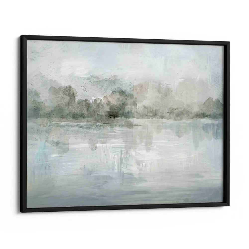 Stillwater Haze Abstract Wall Art Painting - XS / Matte Paper / Rolled Art - Nook At You