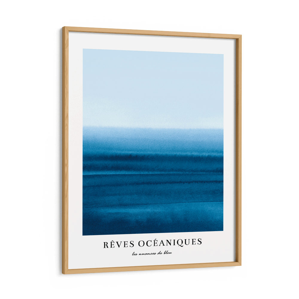 Rêve Océanique No.1 Abstract Art-Wooden Frame-Nook At You