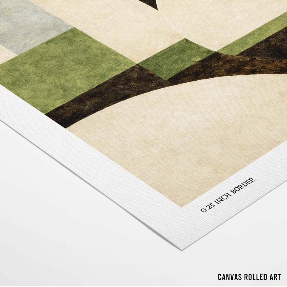 Geometric Silence Abstract Wall Art - XS / Matte Paper / Rolled Art - Nook At You