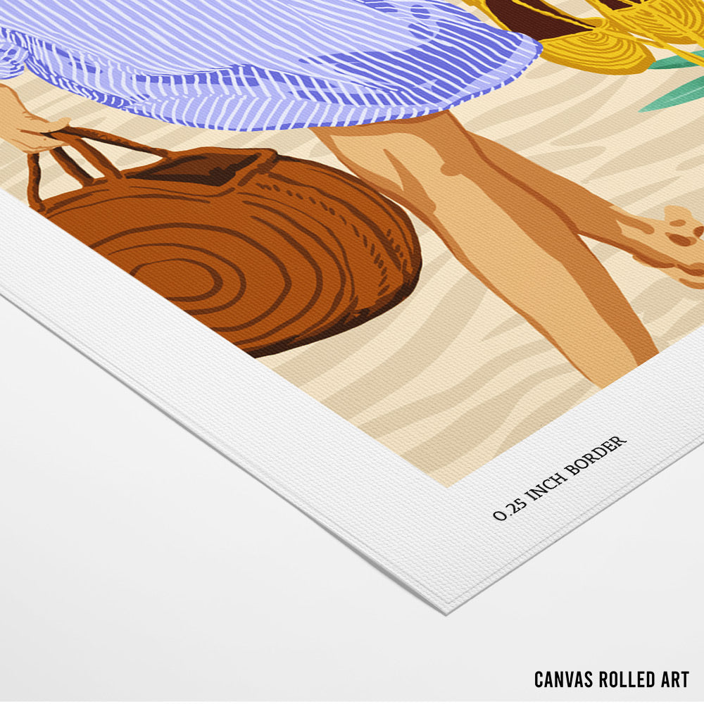 I Followed My Heart & It Led Me To the Beach Boho Artwork - XS / Matte Paper / Rolled Art - Nook At You