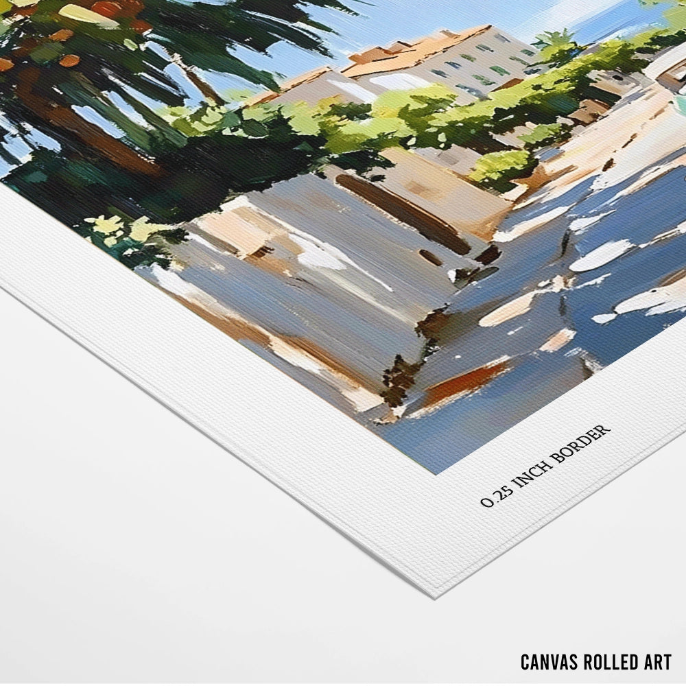 Villa Road Landscape Wall Decor - XS / Matte Paper / Rolled Art - Nook At You