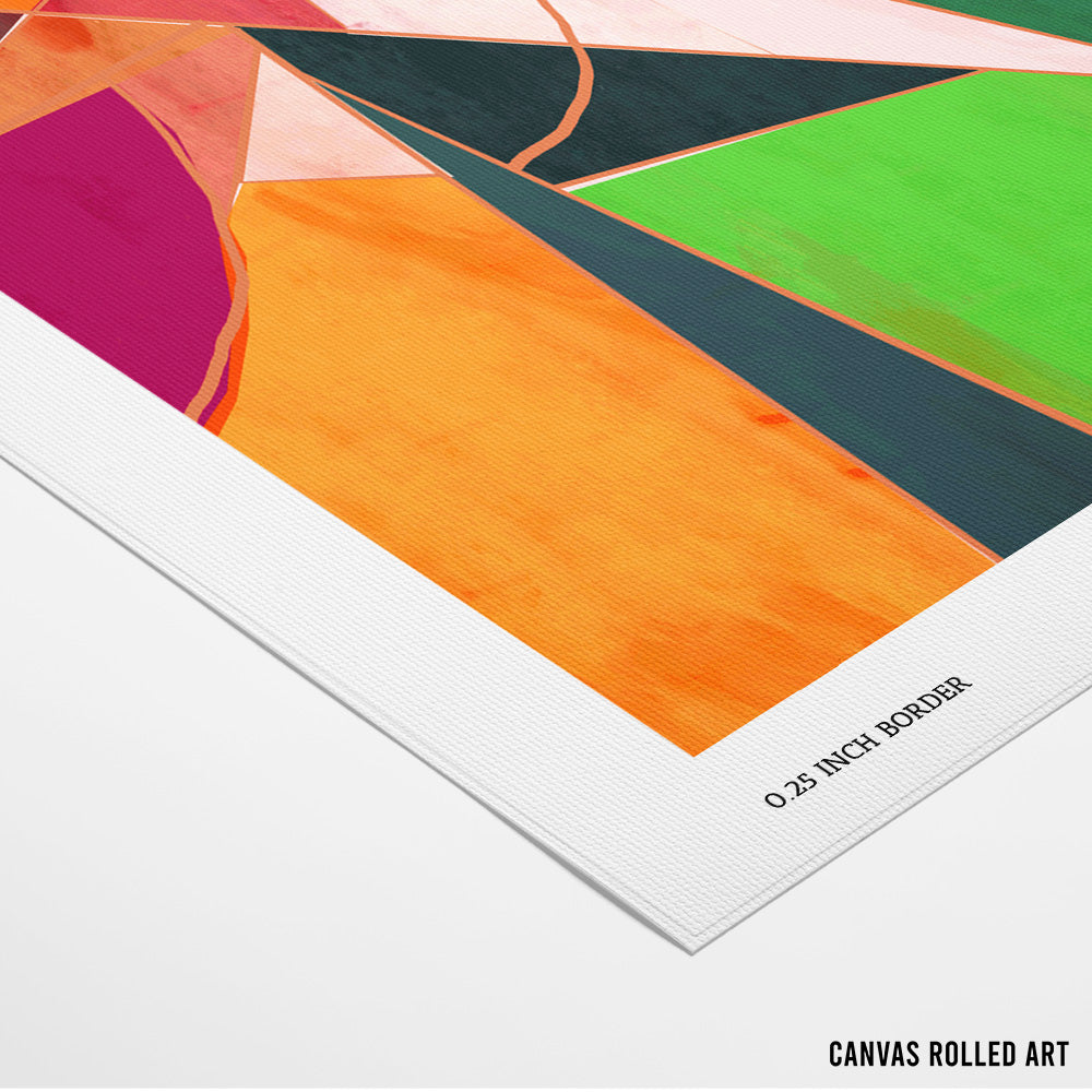 Prism Abstract Canvas Print - XS / Matte Paper / Rolled Art - Nook At You