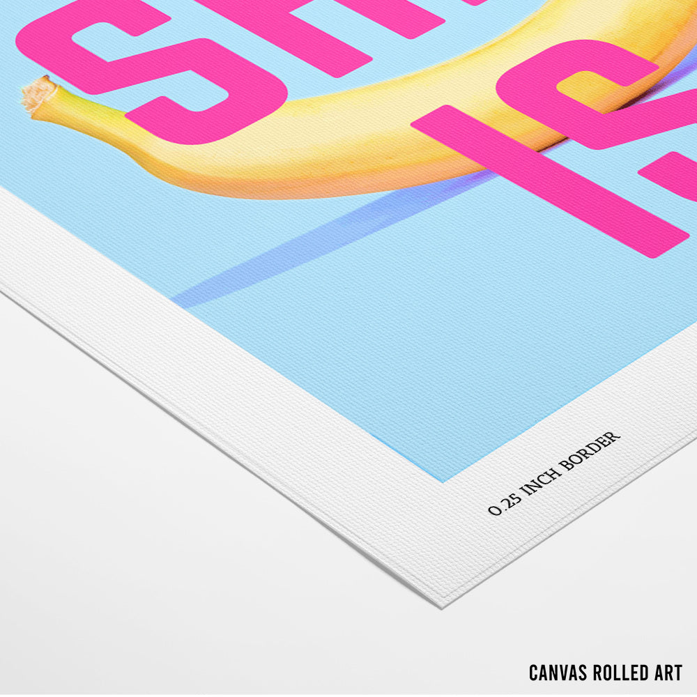 Bold Banana Statement Art Print - XS / Matte Paper / Rolled Art - Nook At You