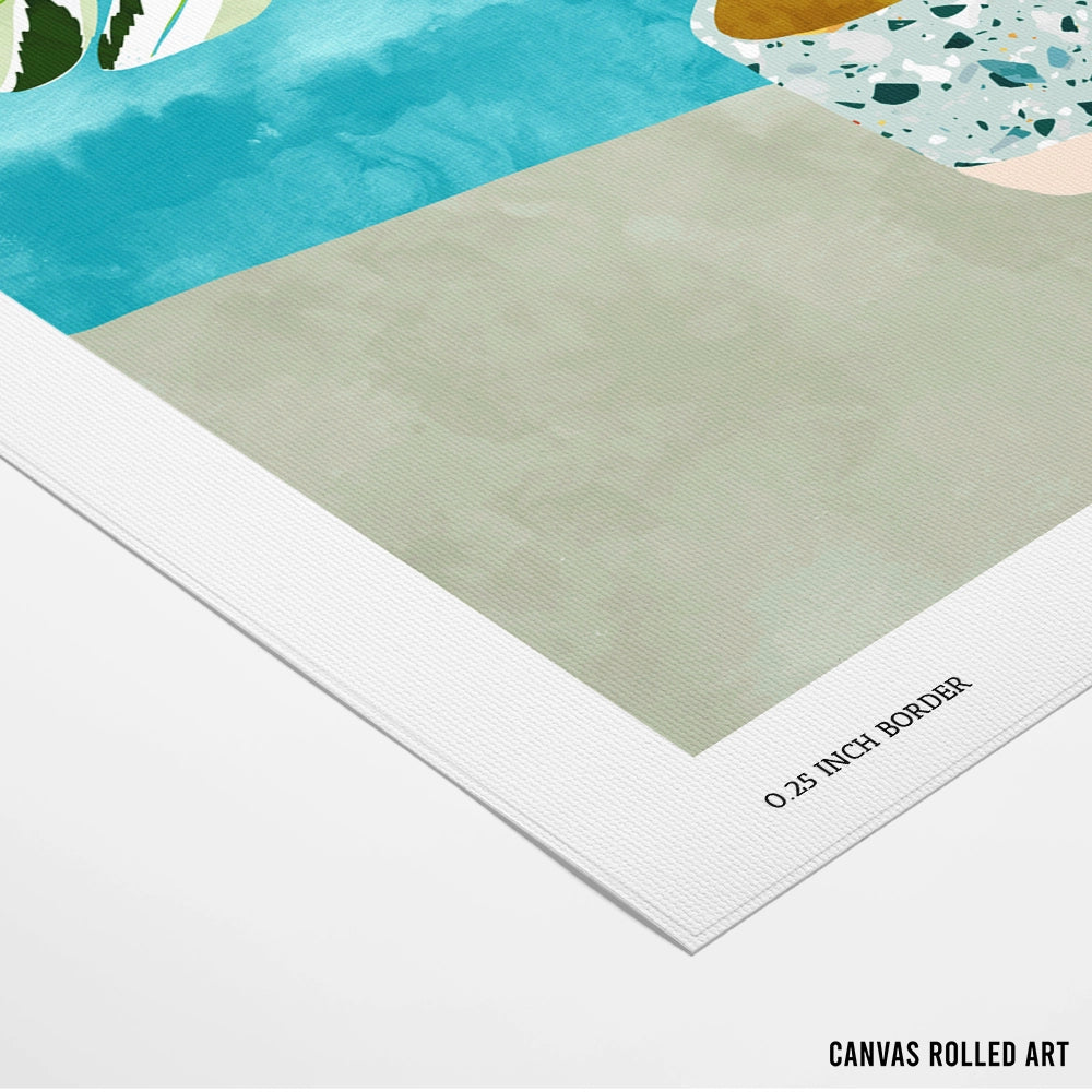 Variegated Monstera Botanical Wall Art - 5XL / Canvas / Rolled Art - Nook At You