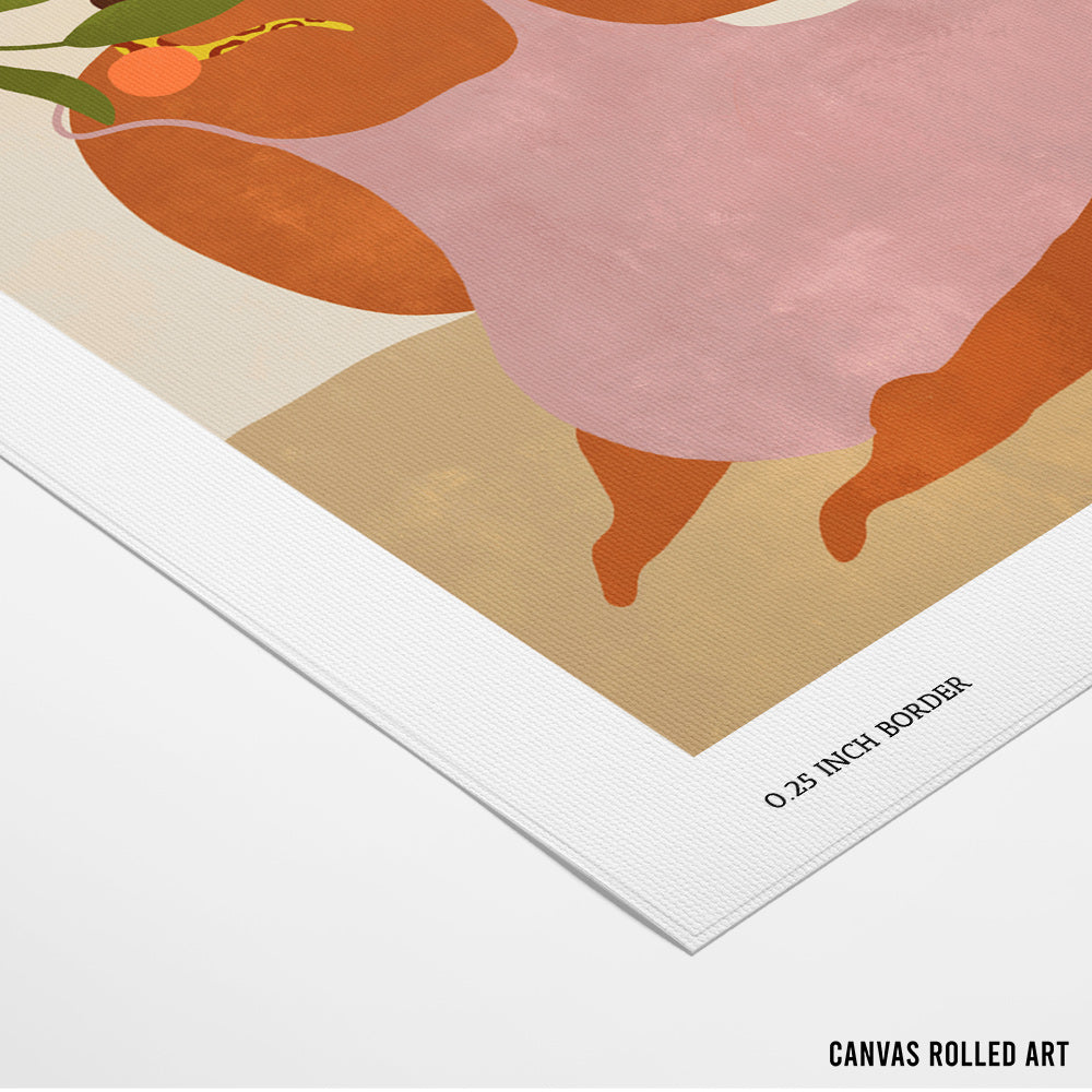 Eden's Embrace Arty Guava Art Print - XS / Matte Paper / Rolled Art - Nook At You