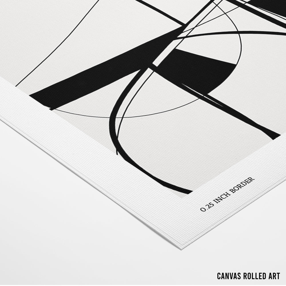 Crossed Paths Abstract Painting - XS / Matte Paper / Rolled Art - Nook At You