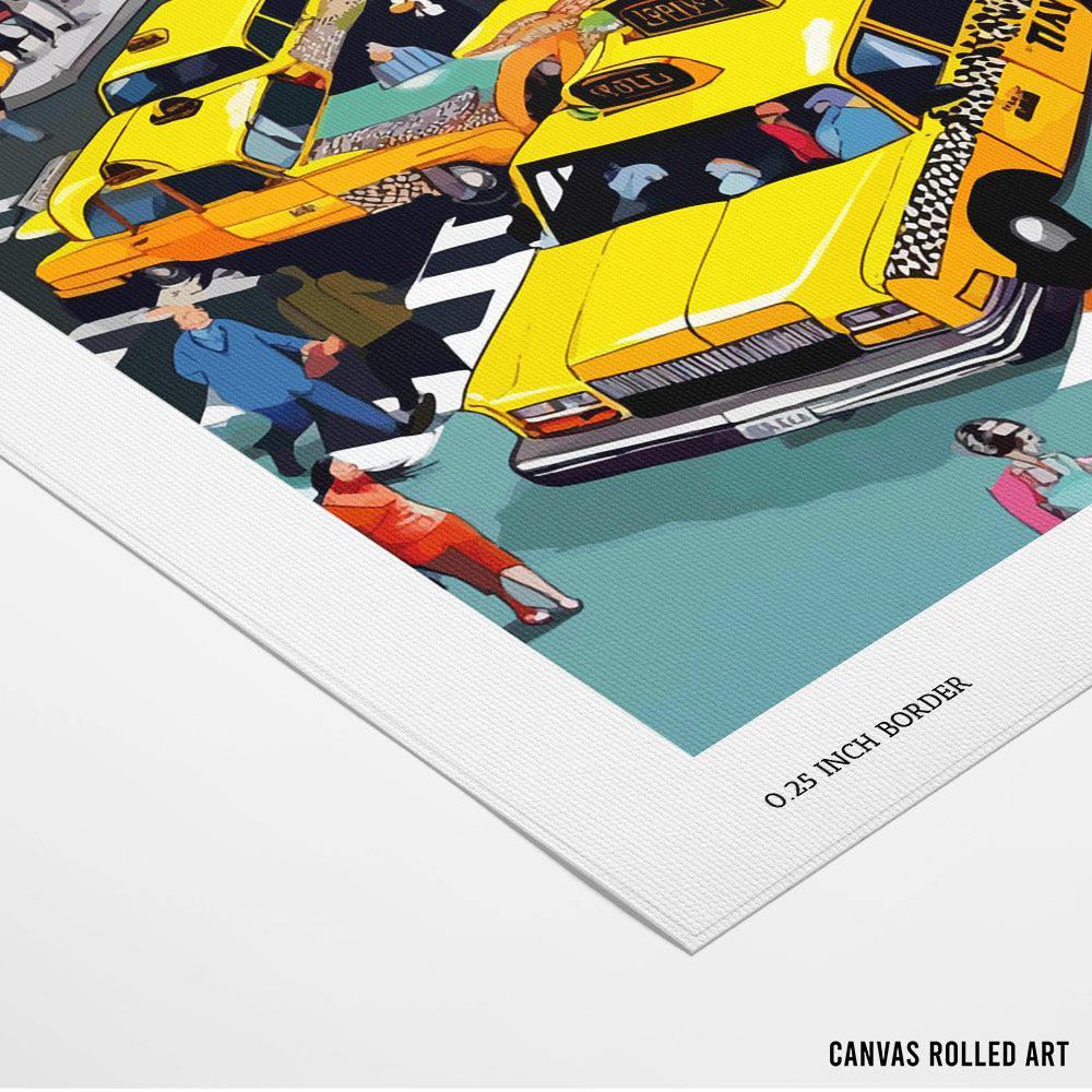 New York Minute Bedroom Wall Art - XS / Matte Paper / Rolled Art - Nook At You