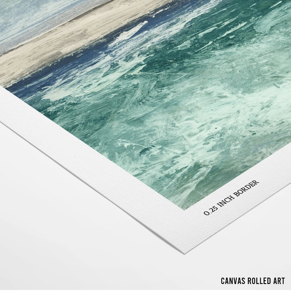 Quiet Tide 2 Landscape Painting - XS / Matte Paper / Rolled Art - Nook At You
