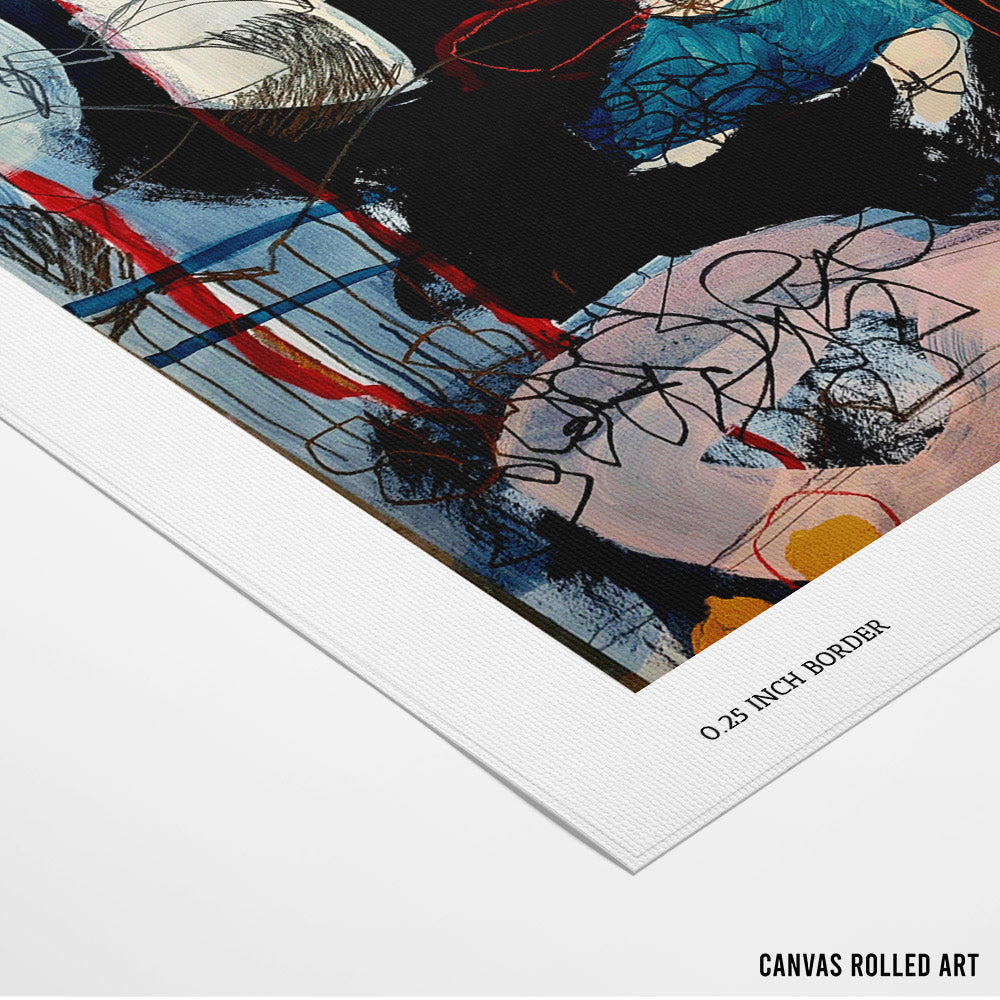 Chaotic Symphony Canvas Print - XS / Matte Paper / Rolled Art - Nook At You