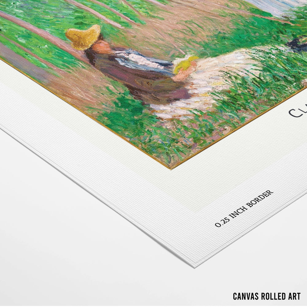Monet - In The Woods At Giverny Exhibition Wall Art Painting - XS / Matte Paper / Rolled Art - Nook At You