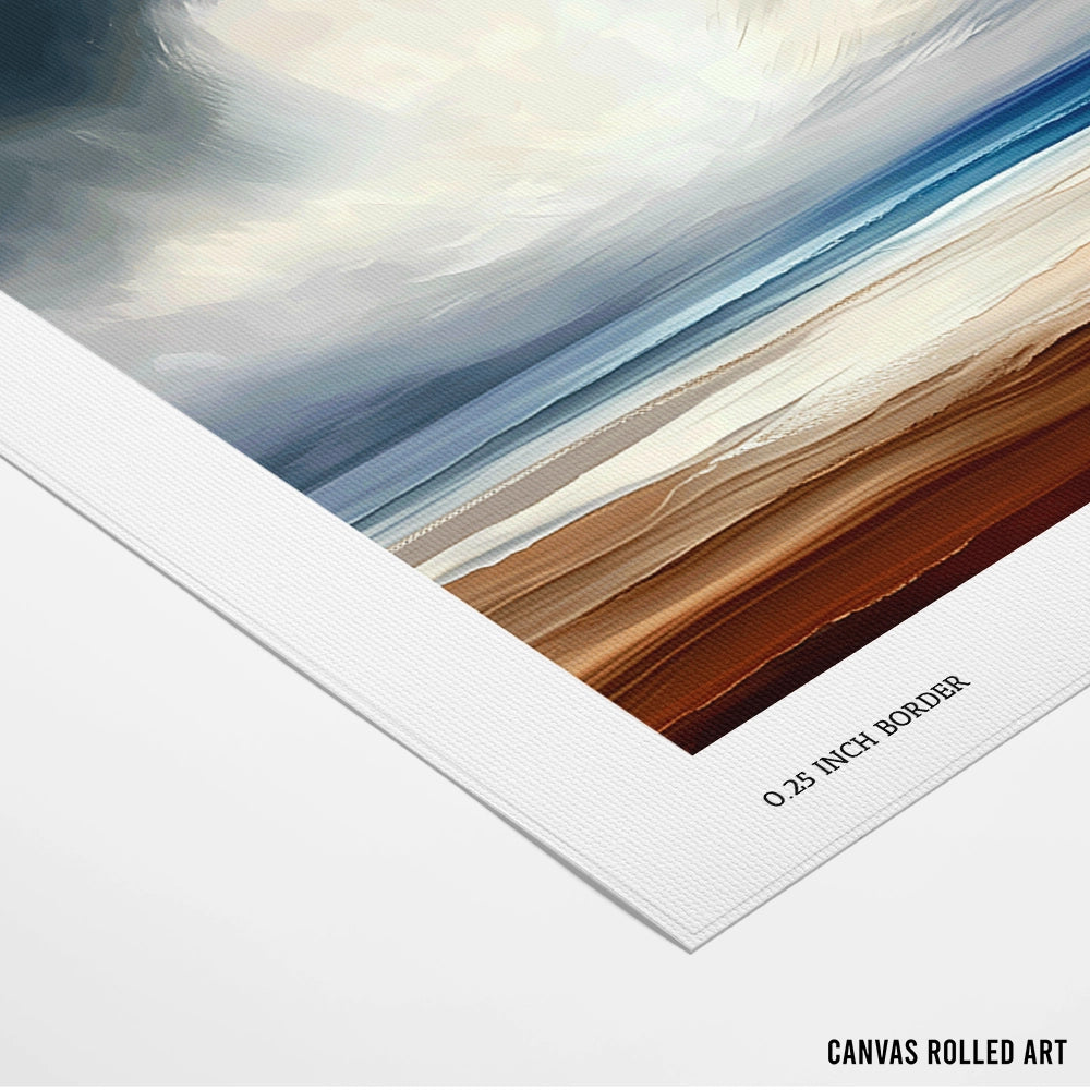 Dramatic Sky Abstract Wall Art Painting - XS / Matte Paper / Rolled Art - Nook At You