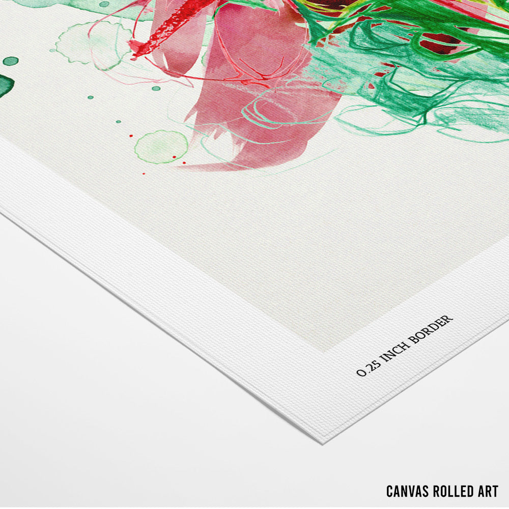 Vibrant Petal Dance Wall Art Print - XS / Matte Paper / Rolled Art - Nook At You