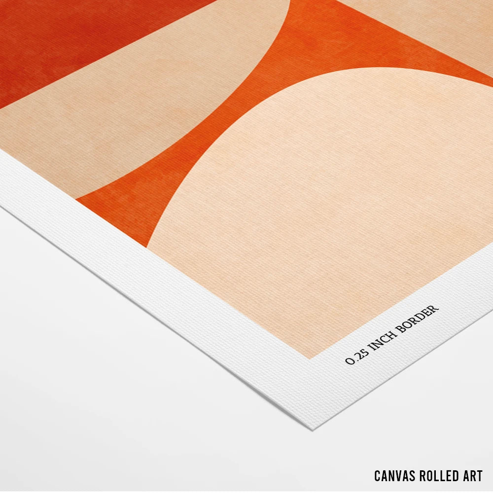 Autumn Mid Century Earthy 4 Abstract Wall Art Poster - XS / Matte Paper / Rolled Art - Nook At You