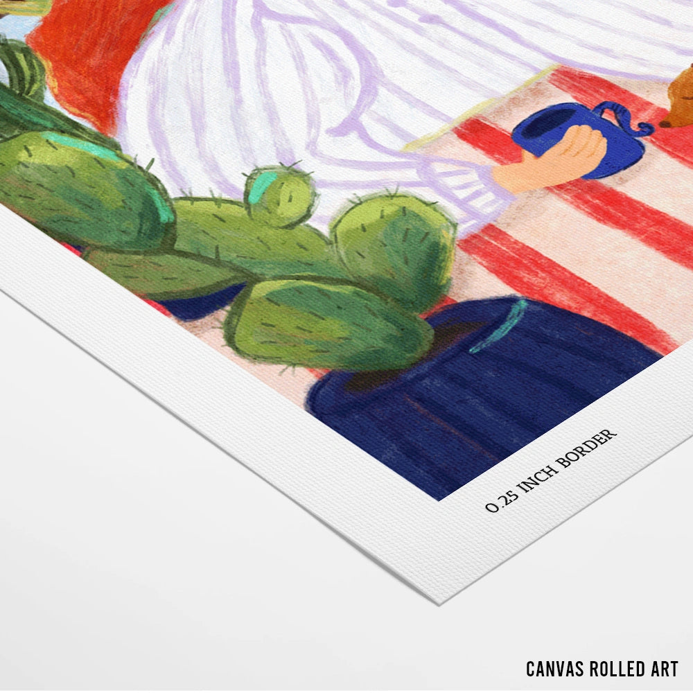 Digital Detox Morning Gourmet Wall Art Painting - XS / Matte Paper / Rolled Art - Nook At You