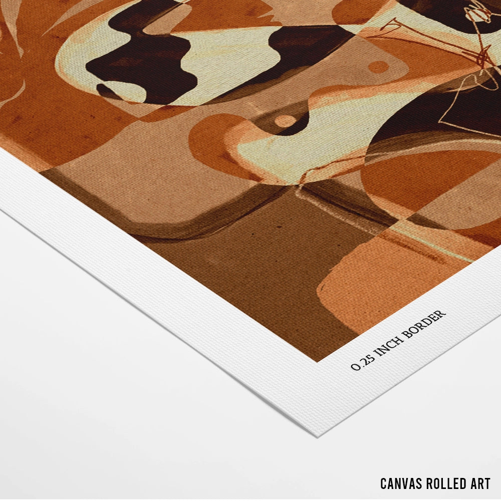 Becoming 3 Horizontal Abstract Art Poster - XS / Matte Paper / Rolled Art - Nook At You
