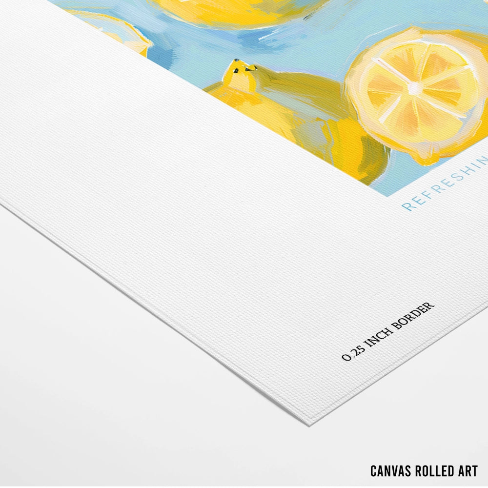 The Vibrant Lemons Wall Art Print - XS / Matte Paper / Rolled Art - Nook At You