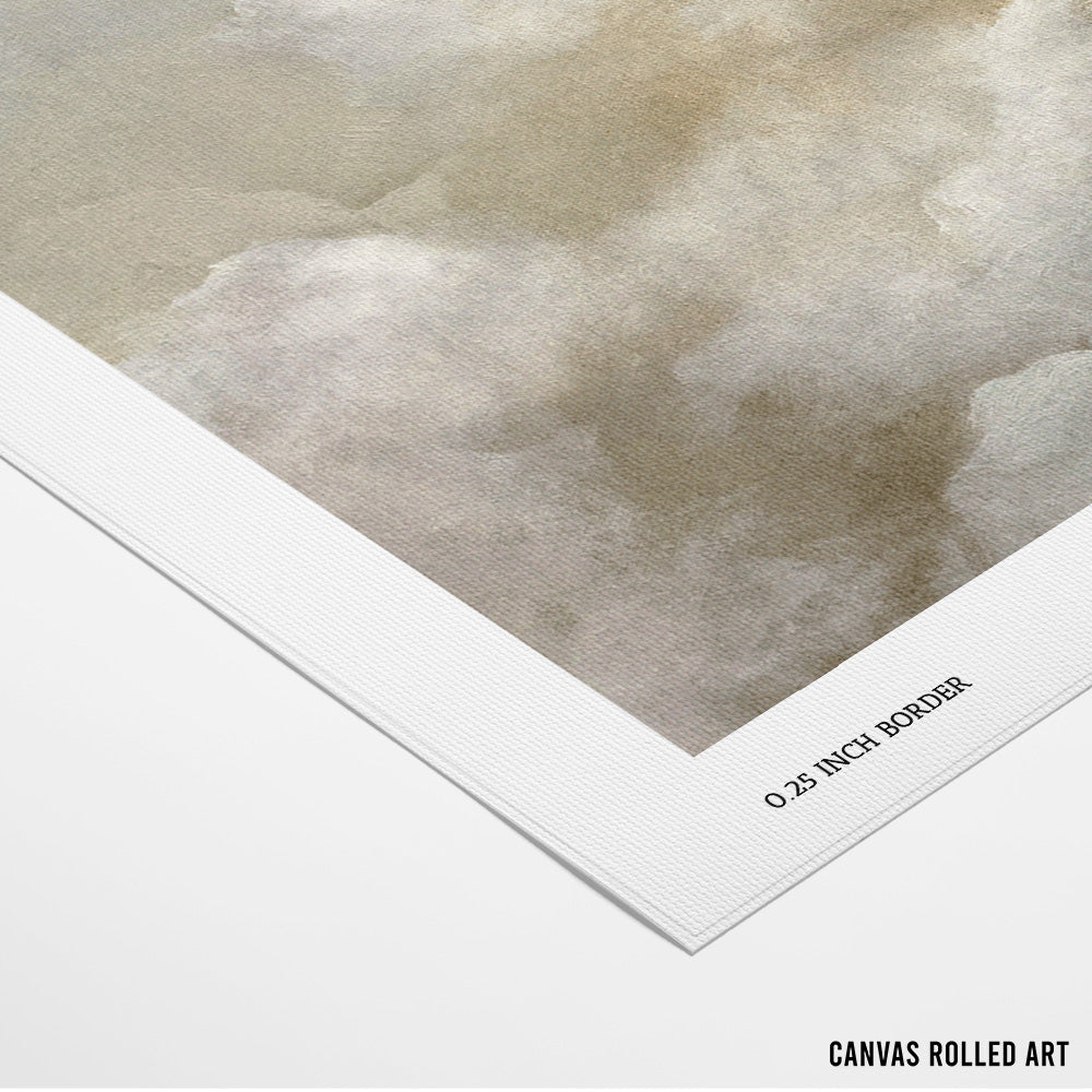 Cloud Abstract Painting - XS / Matte Paper / Rolled Art - Nook At You