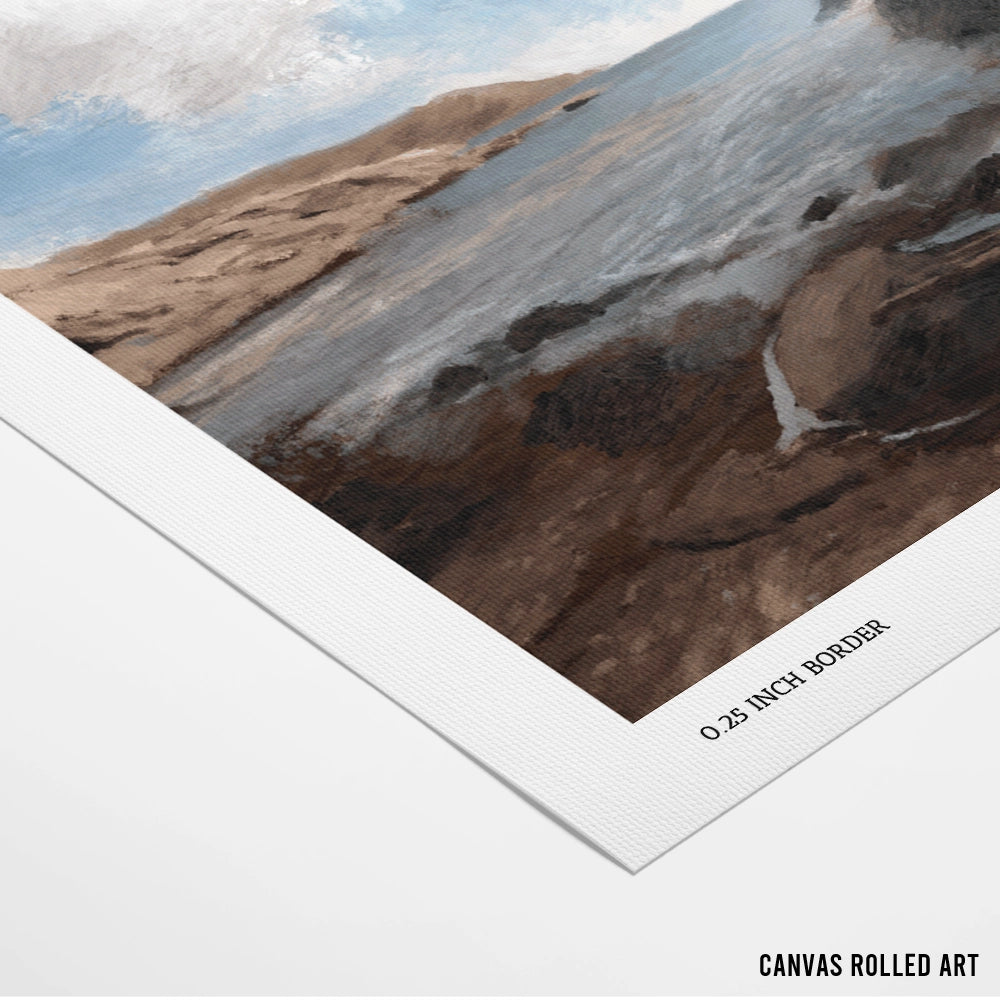Castle Cove Beach Horizontal Landscape Wall Art Poster - XS / Matte Paper / Rolled Art - Nook At You