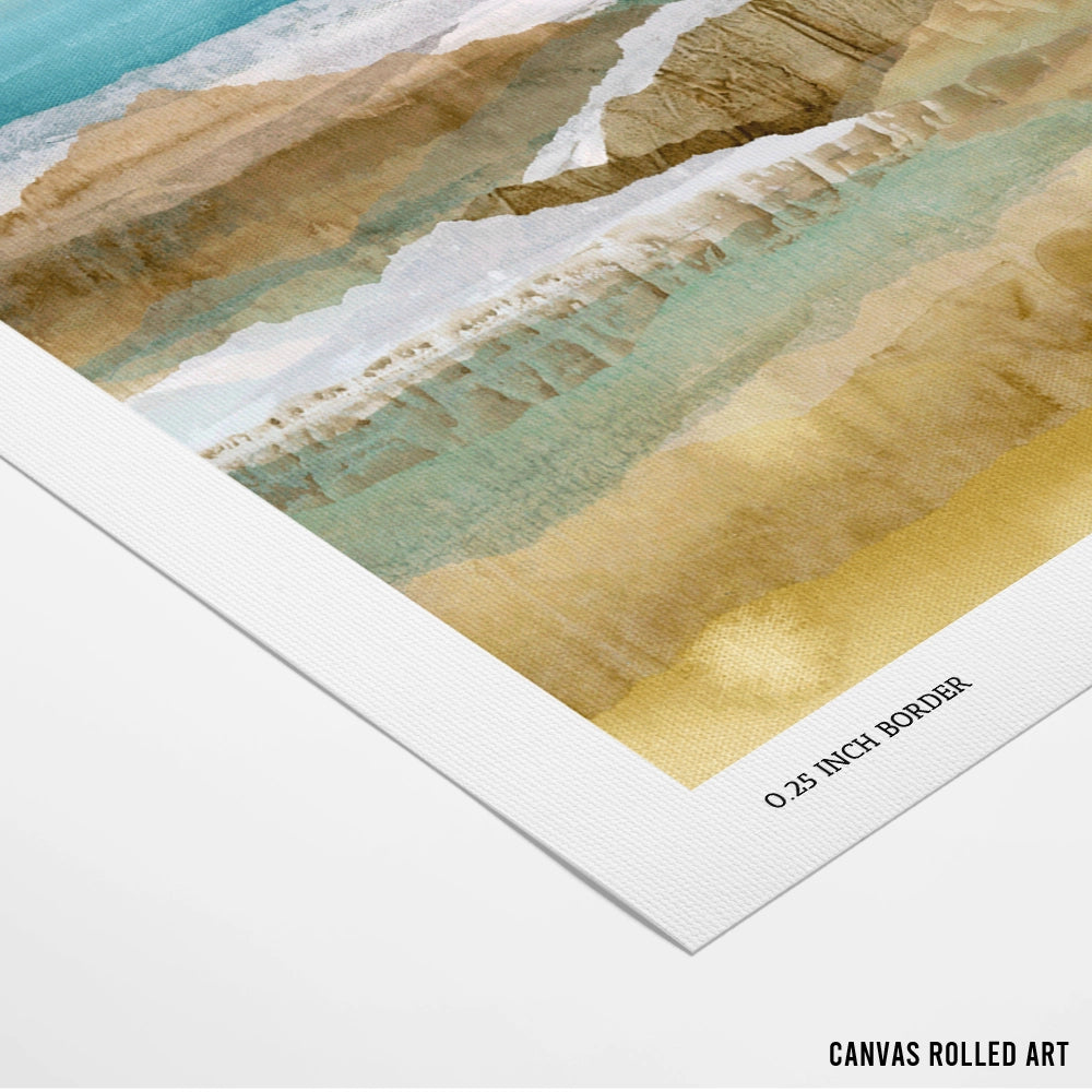 Abstract Mountain Layers Nature Wall Art - XS / Matte Paper / Rolled Art - Nook At You