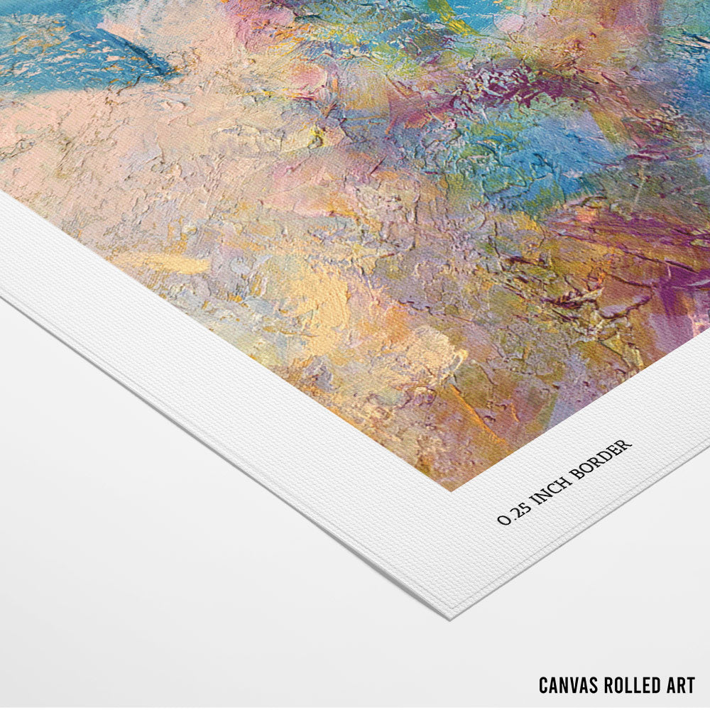 Blue Skies Canvas Painting - XS / Matte Paper / Rolled Art - Nook At You