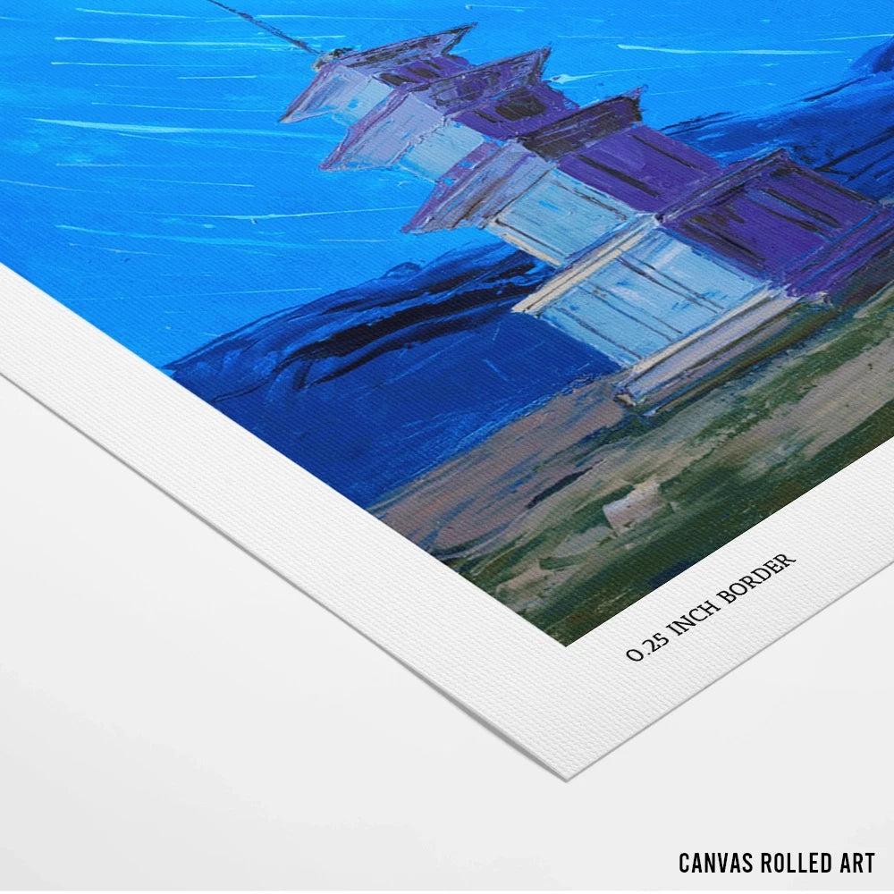 Ancient Pagodas Night Sky Landscape Wall Art Poster - XS / Matte Paper / Rolled Art - Nook At You