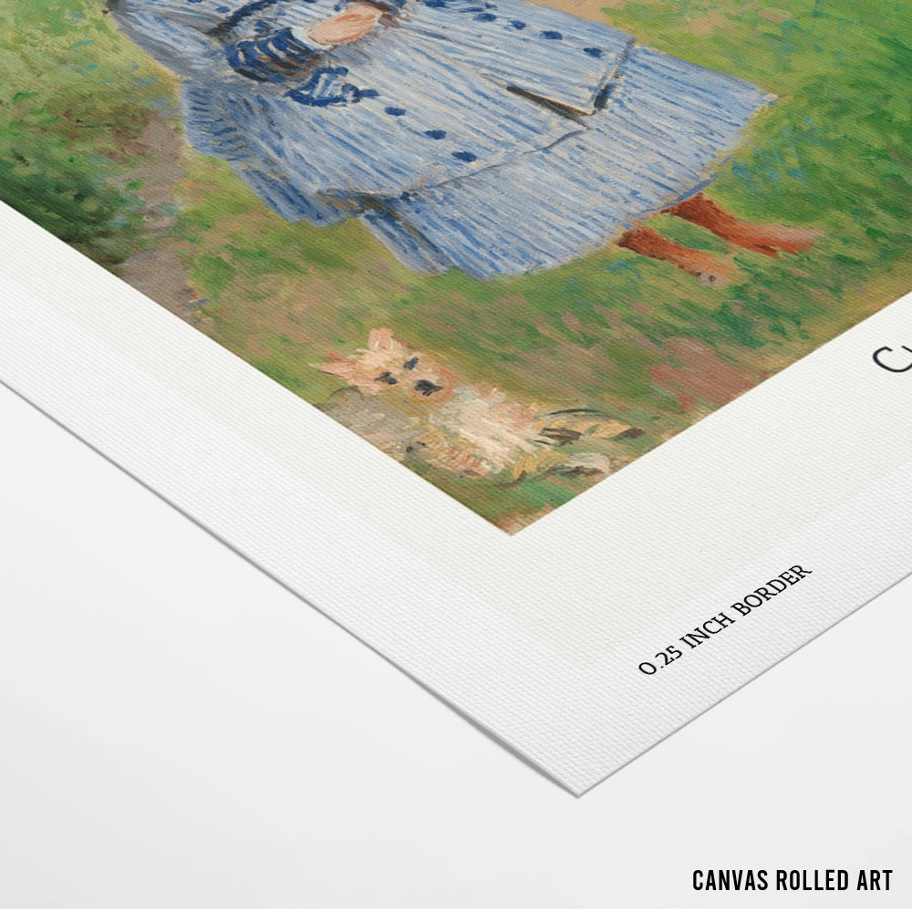 Monet - Girl with Dog (1873) Exhibition Poster - XS / Matte Paper / Rolled Art - Nook At You