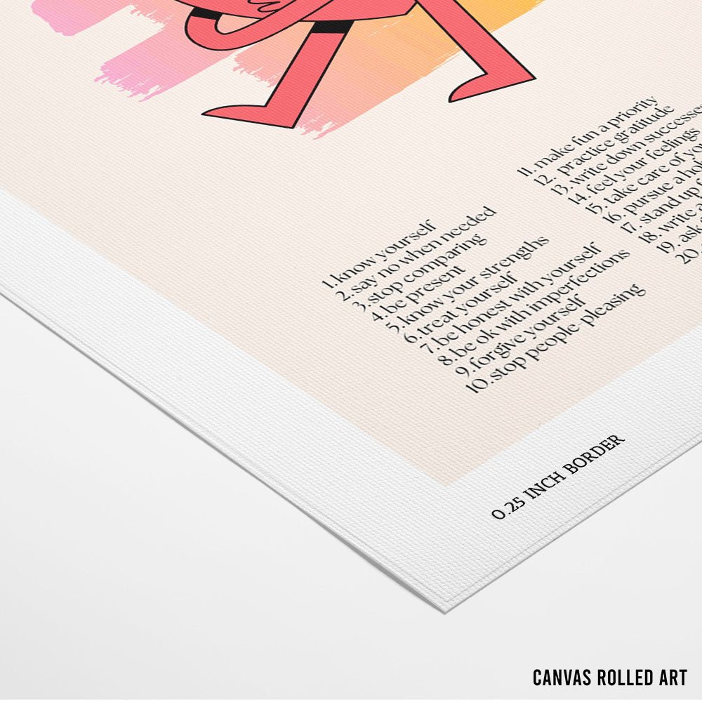 Embrace with Joy Canvas Painting - XS / Matte Paper / Rolled Art - Nook At You