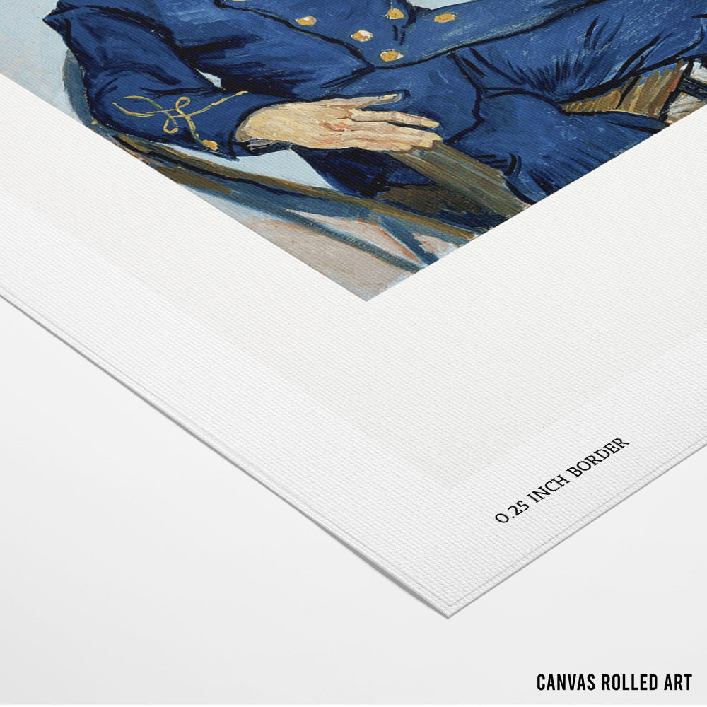 Van Gogh - Portrait of the Postman Joseph Roulin (1888) Art Print - XS / Matte Paper / Rolled Art - Nook At You