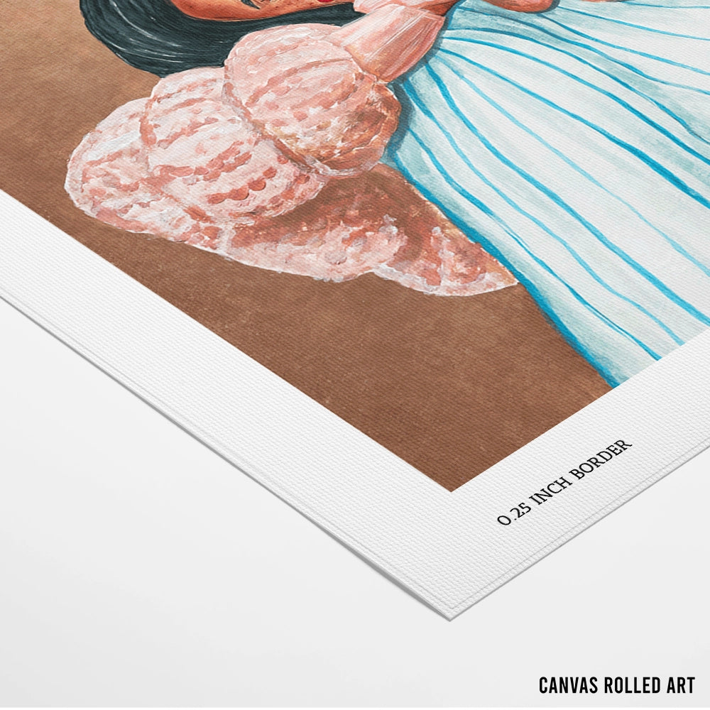 Dreaming girl Art Print - XS / Matte Paper / Rolled Art - Nook At You