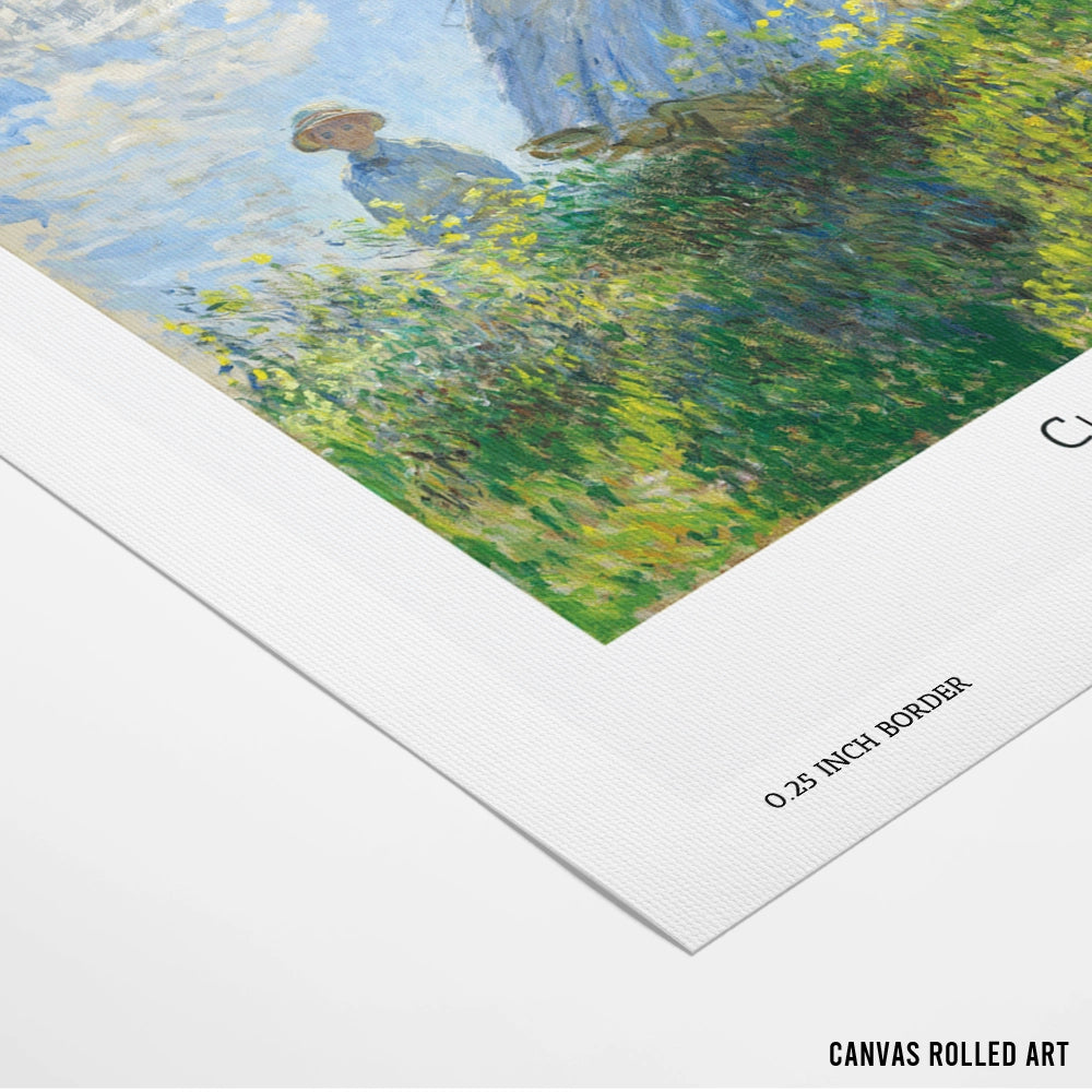 Monet - Woman with a Paraso Exhibition Art Print - XS / Matte Paper / Rolled Art - Nook At You
