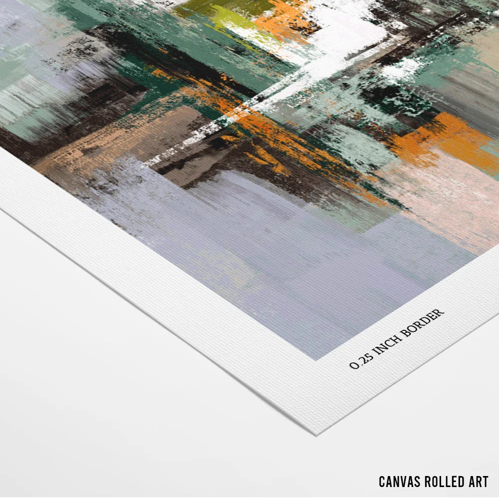 Chromatic Layers Abstract Wall Art Print - XS / Matte Paper / Rolled Art - Nook At You