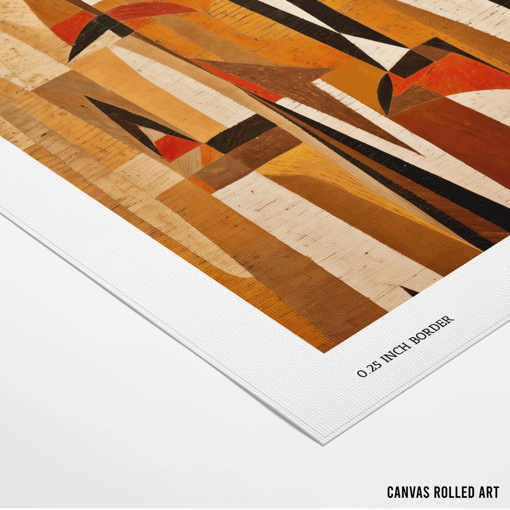 Mosaic Nature Abstract Painting - XS / Matte Paper / Rolled Art - Nook At You