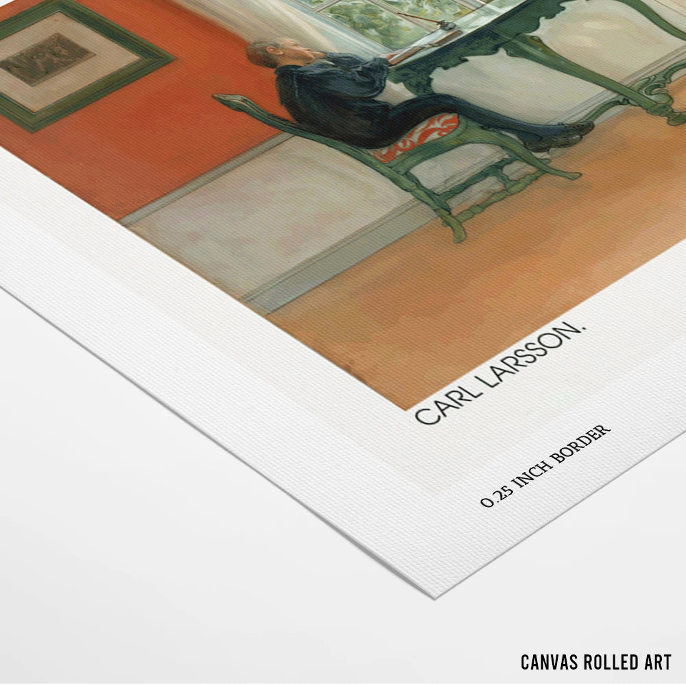 Carl Larsson - Ehtoja Luetaan Exhibition Wall Art - XS / Matte Paper / Rolled Art - Nook At You