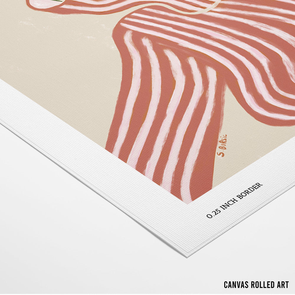 Lady in jumper Boho Artwork - XS / Matte Paper / Rolled Art - Nook At You