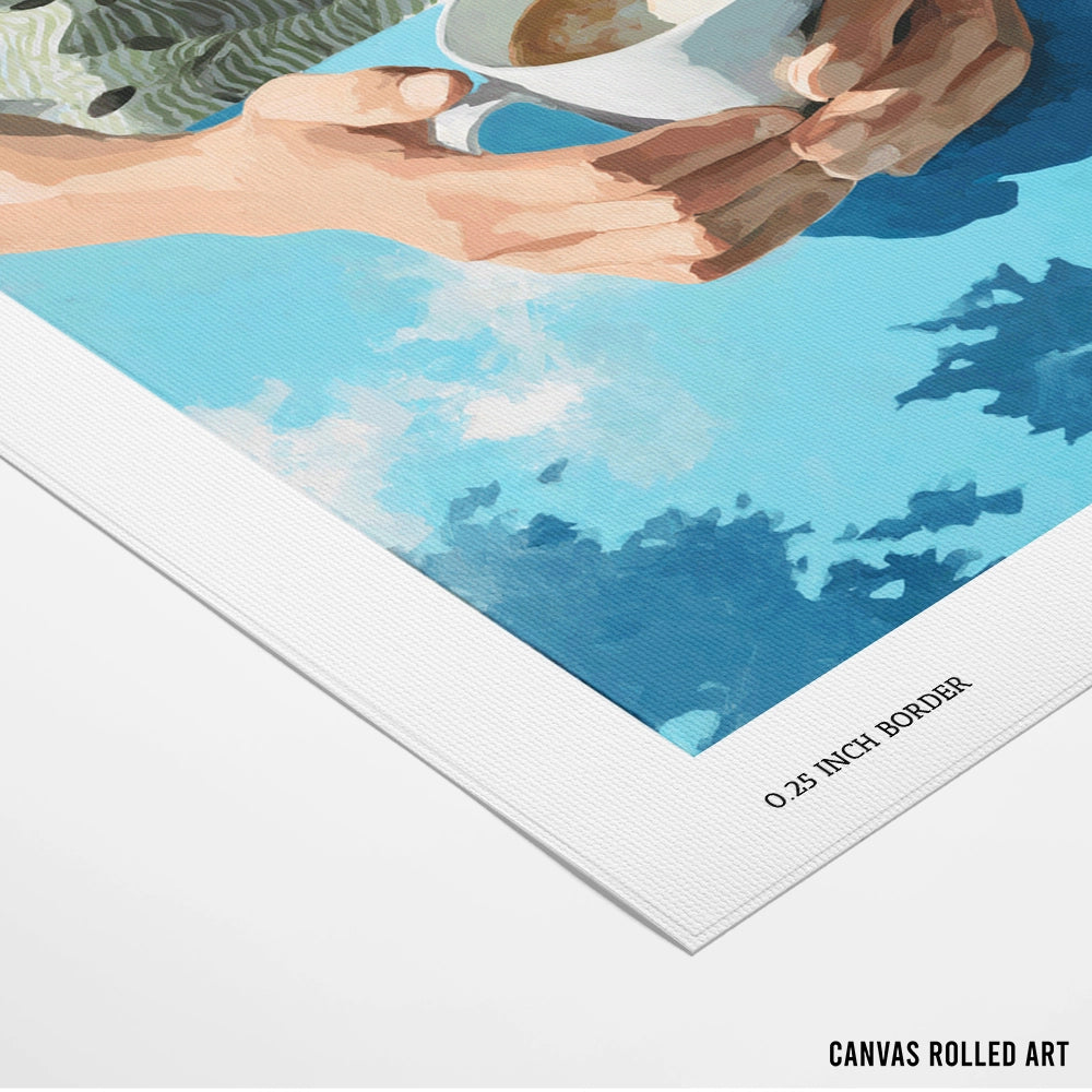 First Sip Gourmet Wall Art - XS / Matte Paper / Rolled Art - Nook At You