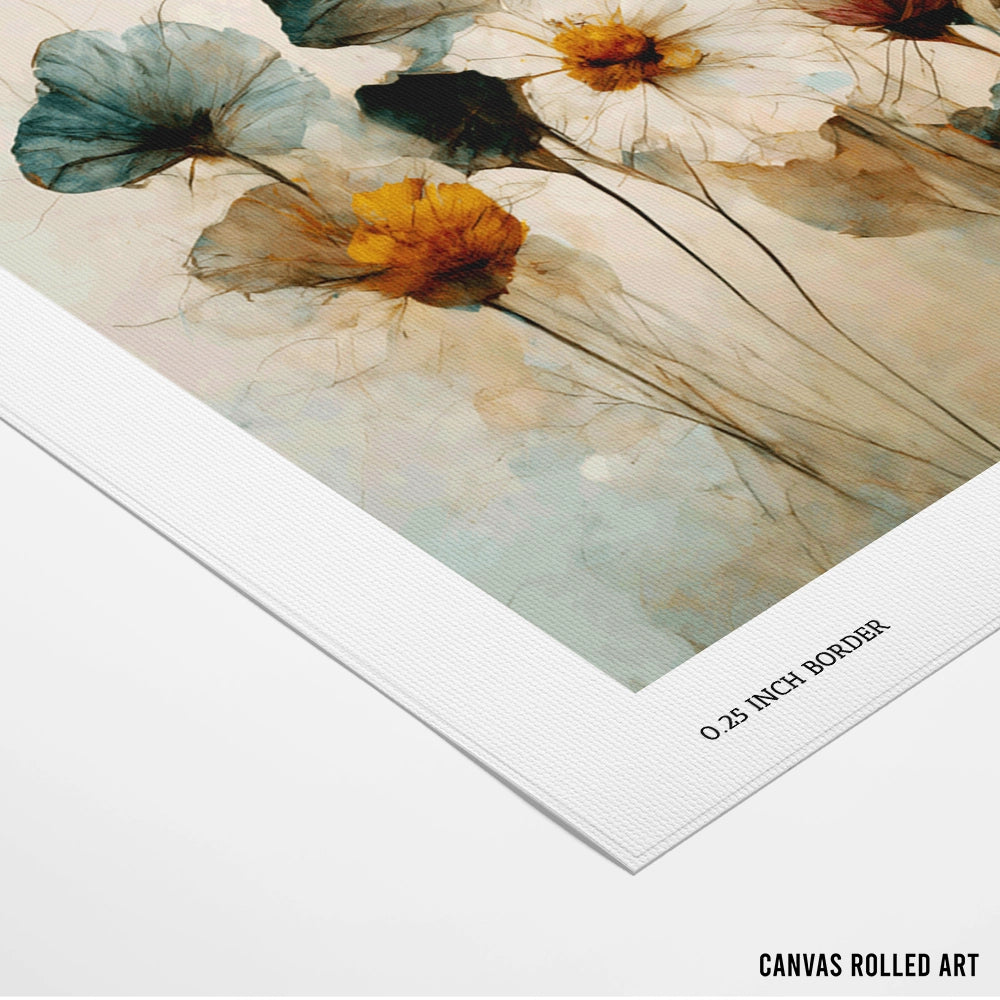 Dry Flower Bouquet - XS / Matte Paper / Rolled Art - Nook At You